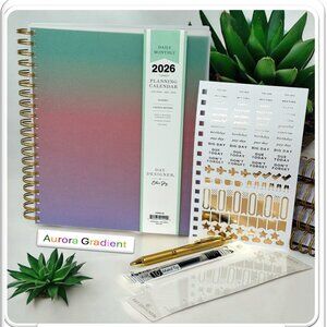BellaRosaMariaBoutique Exclusive 2026 Planner Set - Aurora Gradient